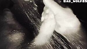Wild handjob in the shower for all adult women over eighteen feeling alone!