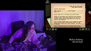 Oh wow, those big natural tits on the brunette bbw during naked play through part 2!