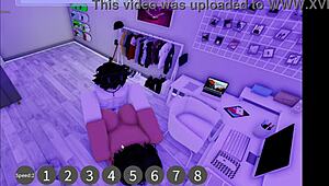 playing roblox while fucking her in two different condos using condoms