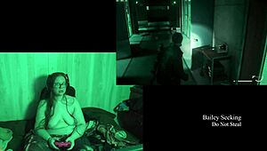 Oh my god, this naked lake house game with the curvy brunette in glasses is wild!