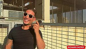 ثنائي نجمات إباحية شهواني يتمتع بجنس حميم بدون واقي مص وقذف بفم الجزء 1