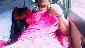 hey, this cute indian housewife cheats in car sex with boyfriend, full of dirty talk 😏