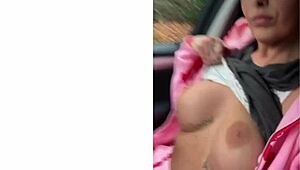 Amateur mature milf with big tits acts as femdom mistress in pov to flog her submissive slut.