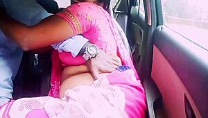 hey, this cute indian housewife cheats in car sex with boyfriend, full of dirty talk 😏