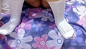 Oh wow, this Mexican colegiala gives up her tight chochito to the cabron professor and ends up pregnant with orgasmic creampie in public