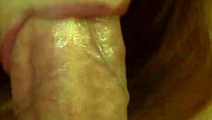 In this intimate moment, my girlfriend delivers an expert blowjob with close-up sucking until I release a huge cumshot right in her mouth for her to swallow