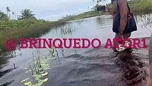 African Amateur Babe Gets Anal Banging And Blowbang On Nudist Beach Without Condom