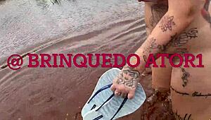 African Amateur Babe Gets Anal Banging And Blowbang On Nudist Beach Without Condom