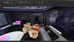 hey slut, you ready to get fucked doggystyle by this femboy on roblox with my big tits bouncing?