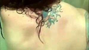 It all went down as I got fucked on the bathroom floor doggystyle, spreading wide for deep thrusting.