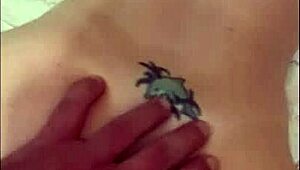 It all went down as I got fucked on the bathroom floor doggystyle, spreading wide for deep thrusting.