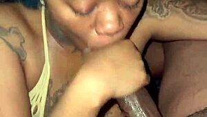 Stripper Begs for Facial but Ends Up with Creampie from Big Black Cock Riding!