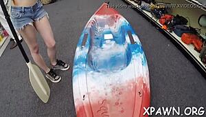 Oh yeah, this fine booty amateur gets filled up with that hard cock in her tight pussy!