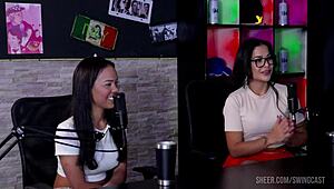 Kompilasi Pri Melancia di swing cast bareng Tifany Rocha dan Alice Vasconcelos - part 4, tonton sheer red