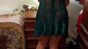 My girlfriend leaves home, so I make my Latina milf mother-in-law SUCK my dick and FUCK her even in the ASS.