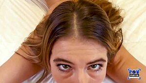 ohh, i'm so horny staring at the camera while riding lucky miles long's big cock on my wet pussy... mmm