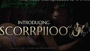 this amateur milf goddess scorpio shows up for her first time casting interview with a big black cock pov fuck