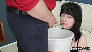 Playful Cutie Ends Up In Asylum For Harsh Anal Treatment