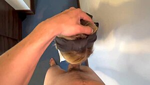 i punished that fuck doll by making her suck me off deep in the garage