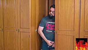 This curvy redhead can't resist the urge, so the guy ends up fucking her tight wet pussy in pantyhose