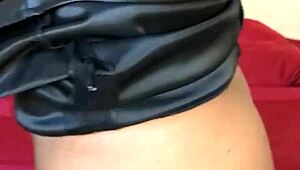 ebony milf with curvy fat body and natural tits plays with vibrator on pussy until wet pee release