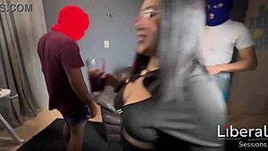 Heartbreaking Moment When Cuckold Boyfriend Lends His Petite Redhead Girlfriend for Swinger Casting Interview