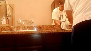 Hey, just generally tidying up the bathroom for some house chore work 😊