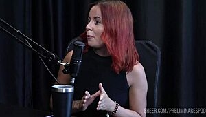 bruna ferrari shares her best moments in preliminares podcast with bia hot in part 3 all on sheer red