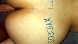 the pawg oils up her big ass for intense riding. she takes it deep in cowgirl position.