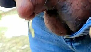 Amateur Flashes Naked Body with Big Clit and Small Cock in Public Outdoor Settings Like Beach and Garden