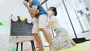 튜터 선생님 하드코어 레슨 제대로 가르쳐!