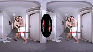 I can't resist seducing my petite brunette latin stepsister with blowjob and cowgirl riding