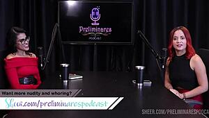 bruna ferrari shares her best moments in preliminares podcast with bia hot in part 3 all on sheer red