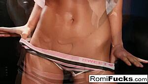 Romi Rain Lesbian Pussy Oral With Big Tits Brunette