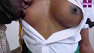 Bad Teacher Shares His Student Lover With Colleague In 3some Creampie Sex. Ebony Group Riding On Monster Cock Happens.