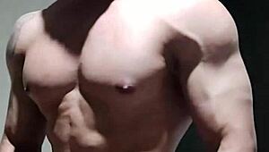 uh, i got this strong brazilian muscular guy, mature and athletic, showing off in homemade vid...