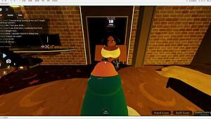 Emo Dorm Roommate Starts Teasing With Her Tits And Ends Up Getting Fucked Hard In Roblox Fun