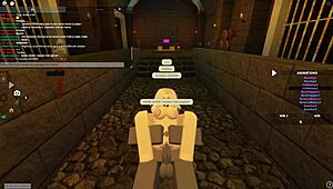 Intense Desire for Blonde Assfucking in New Zealand Roblox Scene
