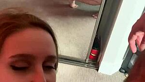 so this bubble butt teen 18+ named laney grey gets pounded pov style by brad newman's big cock in a steamy college encounter. she's all curvy and cute, taking it doggystyle like a pro.