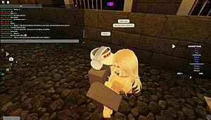 Intense Desire for Blonde Assfucking in New Zealand Roblox Scene