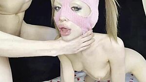 describing a rough sport session with choking and domination in a bdsm setup