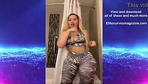 what's up with hella cake in that big ass dress?