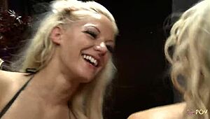 the tale unfolds with tops removed for anal fucking among big tits lesbians