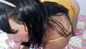 so the stepdad hangs out with his stepdaughter at home while mom's away.