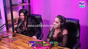 Oh man, that morena is sucking on the novinha's little tits so deliciously in this wild lesbian session!