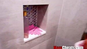 Subtle Tease of Study Focus Once Horniness Fades for Step Son