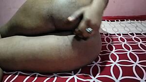 step sister gets intense action in my bedroom with cum inside pussy