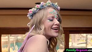 Fairy step sister, why blink your pussy right in my mouth for that naughty orgasm?