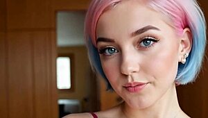 exhibitionist virtual gf mia pink a i generated u know the one with big tits