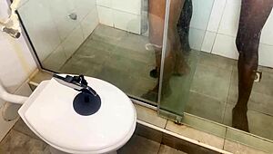 Hardcore Fucked By Monster BBC! She Deepthroats In The Shower And Moans Loud Making Neighbors Horny